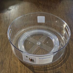 Clear Turntable Organizer by brightroom